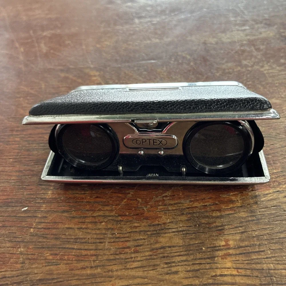 Vintage Optex Opera Glasses Binoculars Working Opens